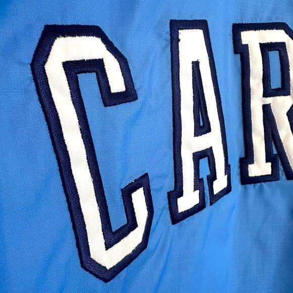 Vintage Russell UNC Carolina Tar Heels Pullover Windbreaker Jacket Mens L - Picture 11 of 13